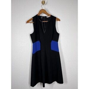 Rebecca Taylor Colorblock Skater Dress